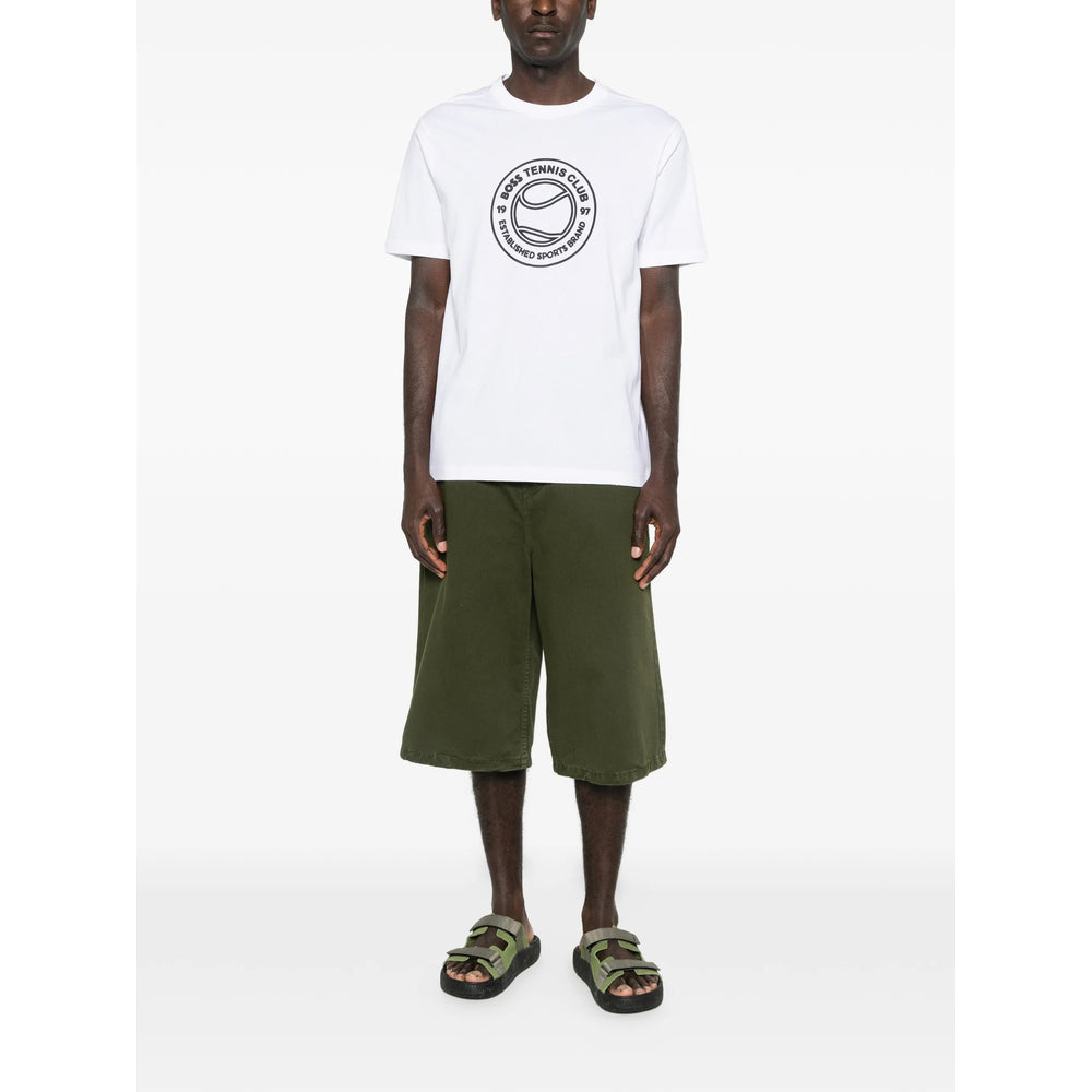 Boss White T-Shirts & Vests - T-Shirts Men BOSS