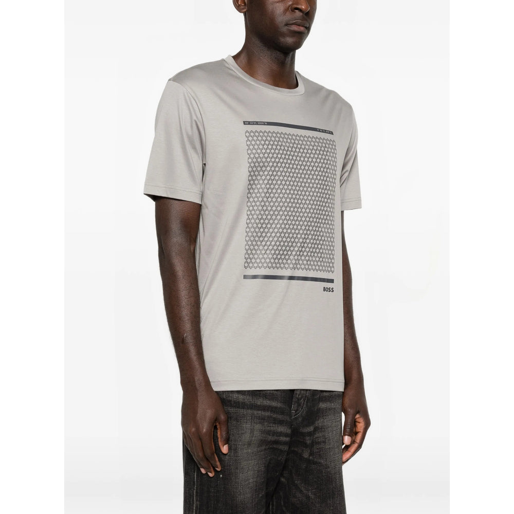 Boss Grey T-Shirts & Vests - T-Shirts Men BOSS