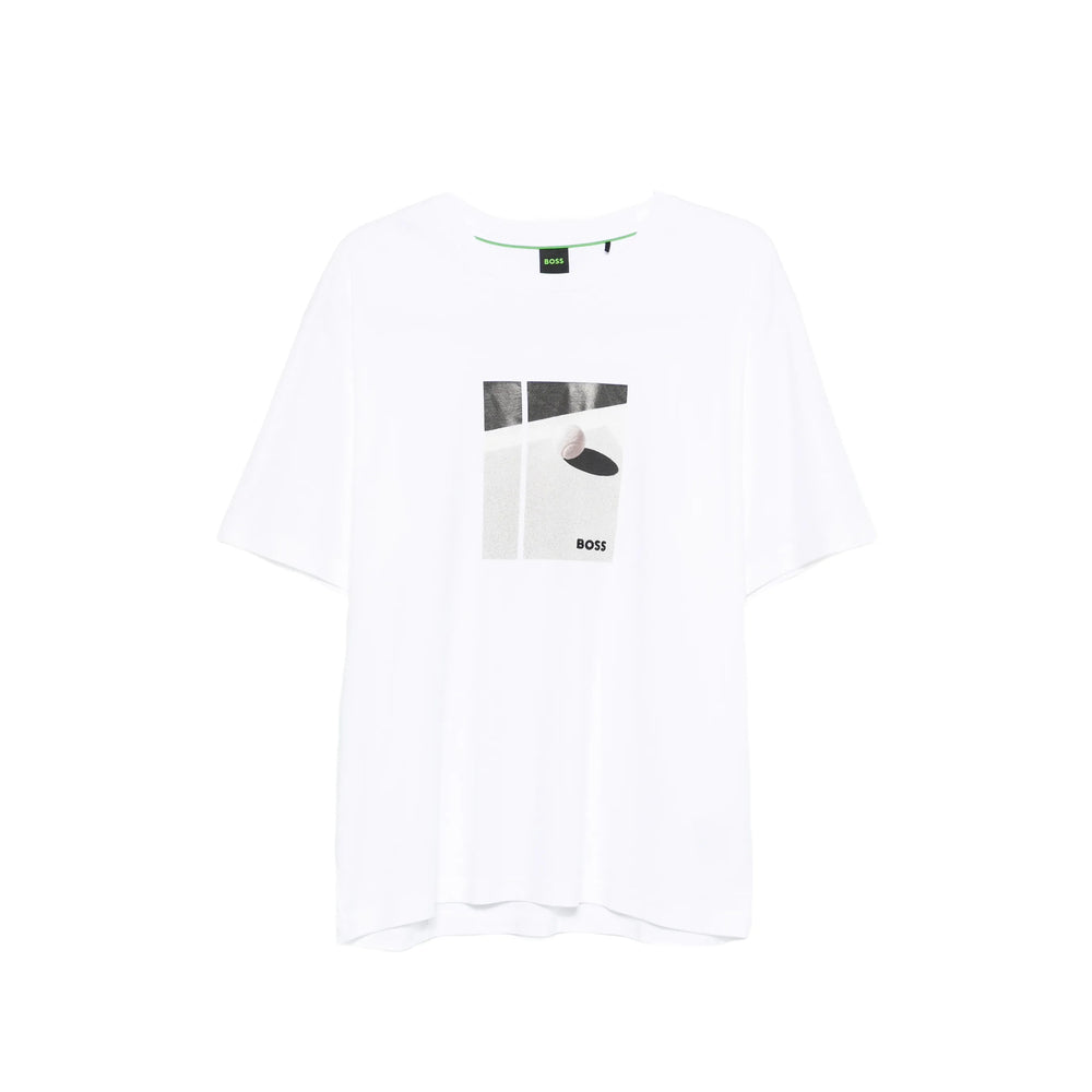 Boss White T-Shirts & Vests - T-Shirts Men BOSS