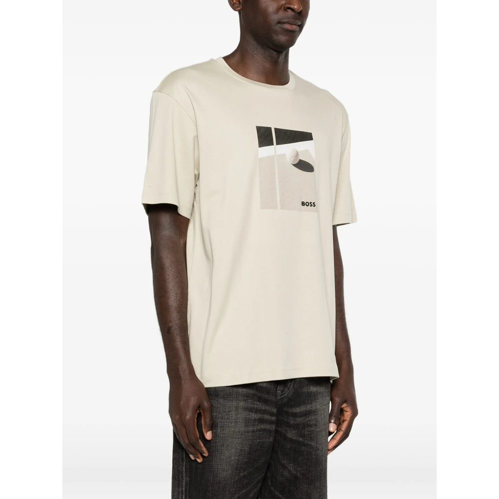 Boss Neutrals T-Shirts & Vests - T-Shirts Men BOSS