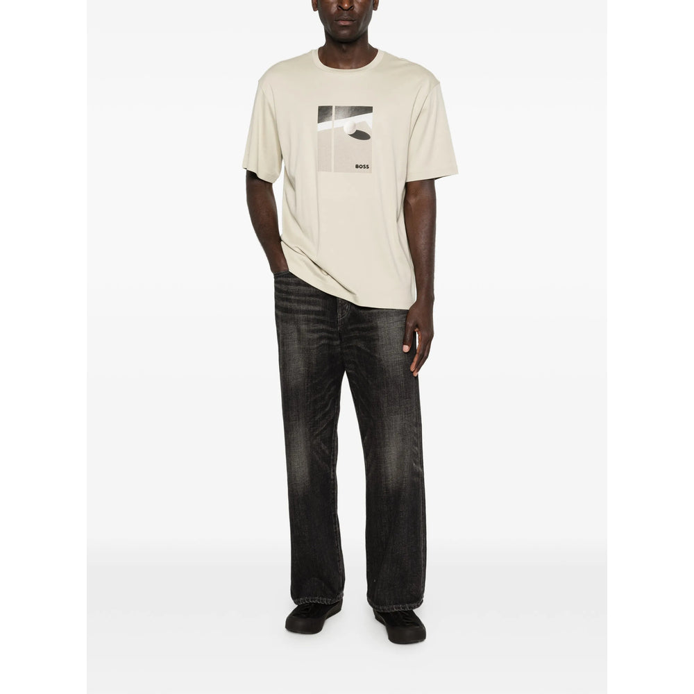 Boss Neutrals T-Shirts & Vests - T-Shirts Men BOSS