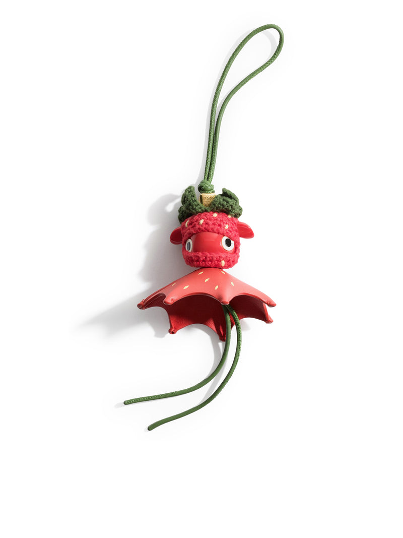 Loewe X Paula`S Ibiza Women Strawberry Charm In Classic Calfskin LOEWE
