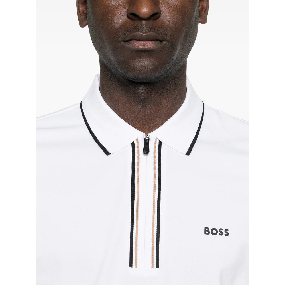 Boss White Polo Shirts Men BOSS