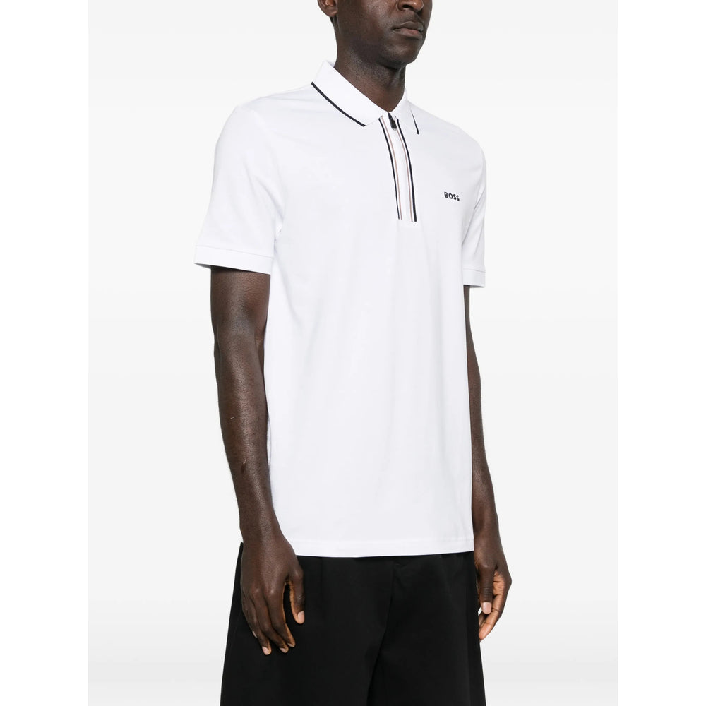 Boss White Polo Shirts Men BOSS