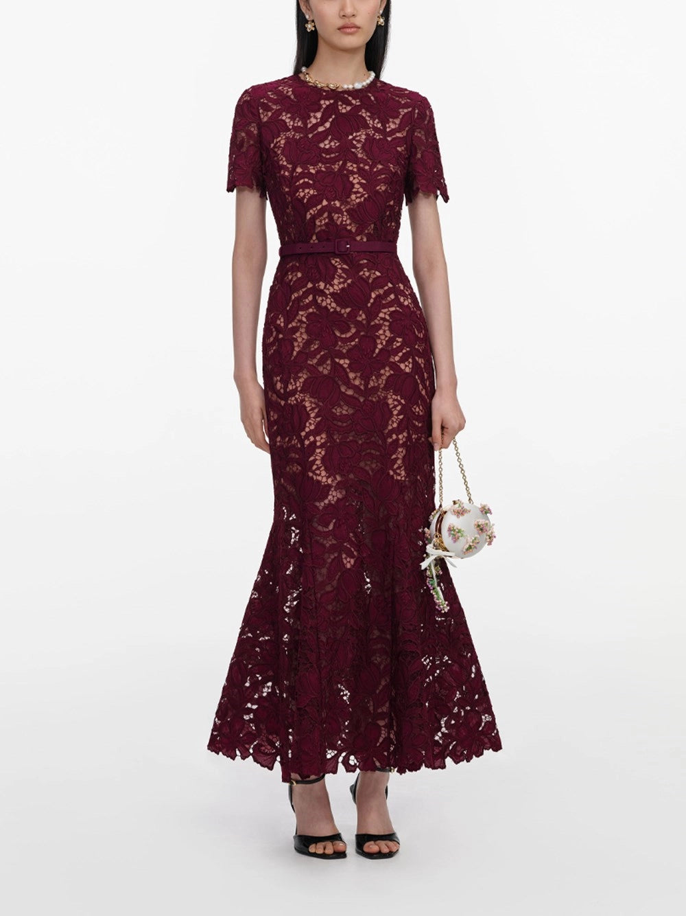 Self-Portrait Women Lace Midi Dress SELF-PORTRAIT