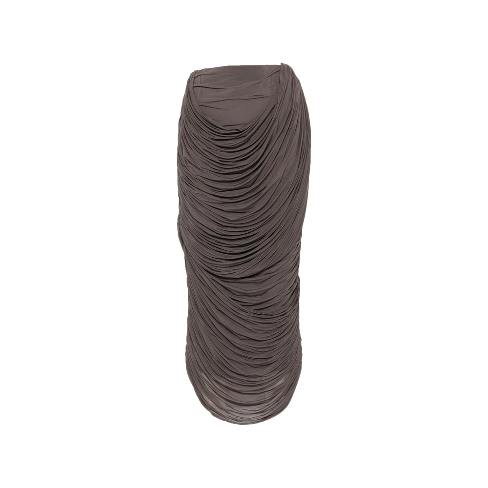Magda Butrym Brown Skirts - Asymmetric & Draped Skirts Women MAGDA BUTRYM