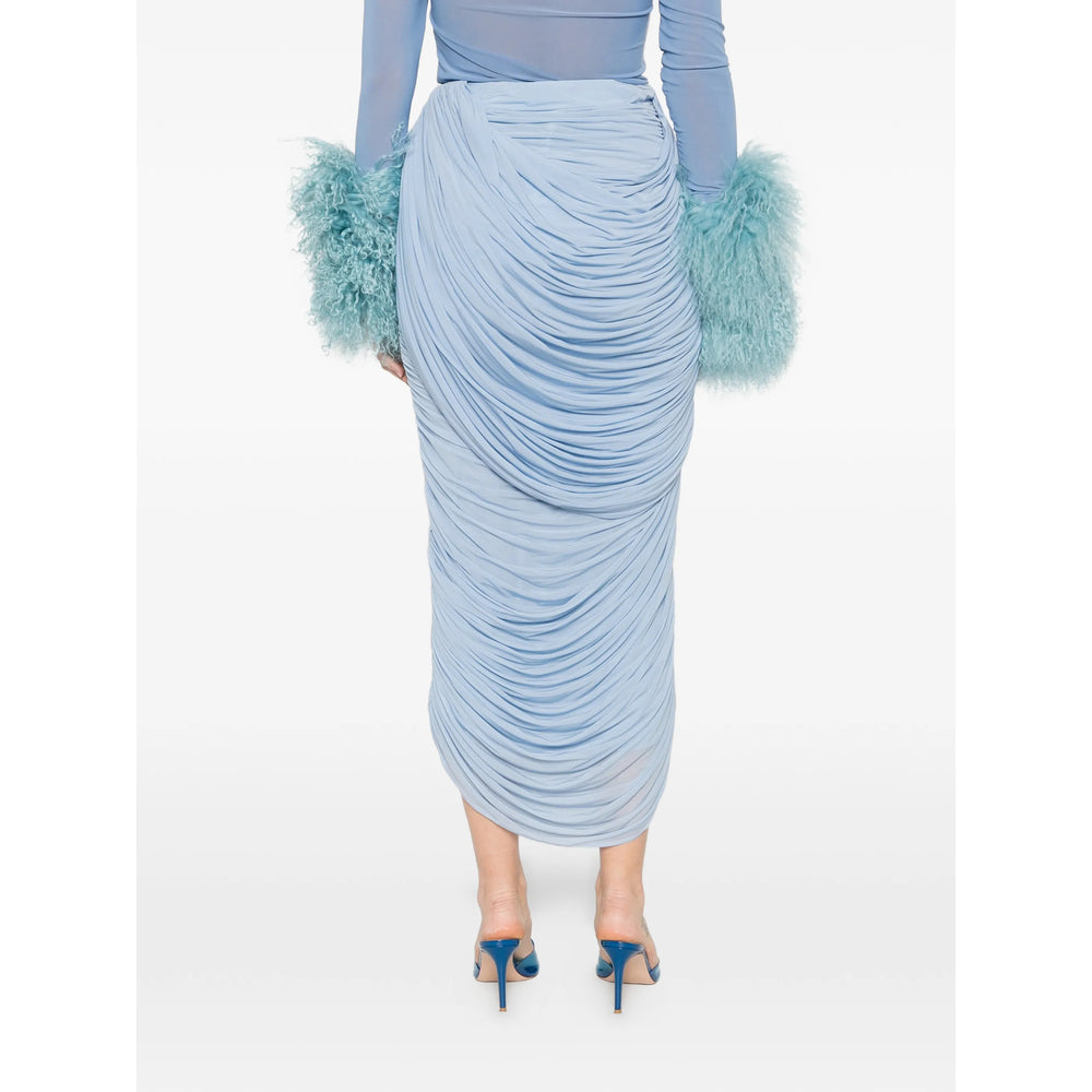 Magda Butrym Blue Skirts - Asymmetric & Draped Skirts Women MAGDA BUTRYM