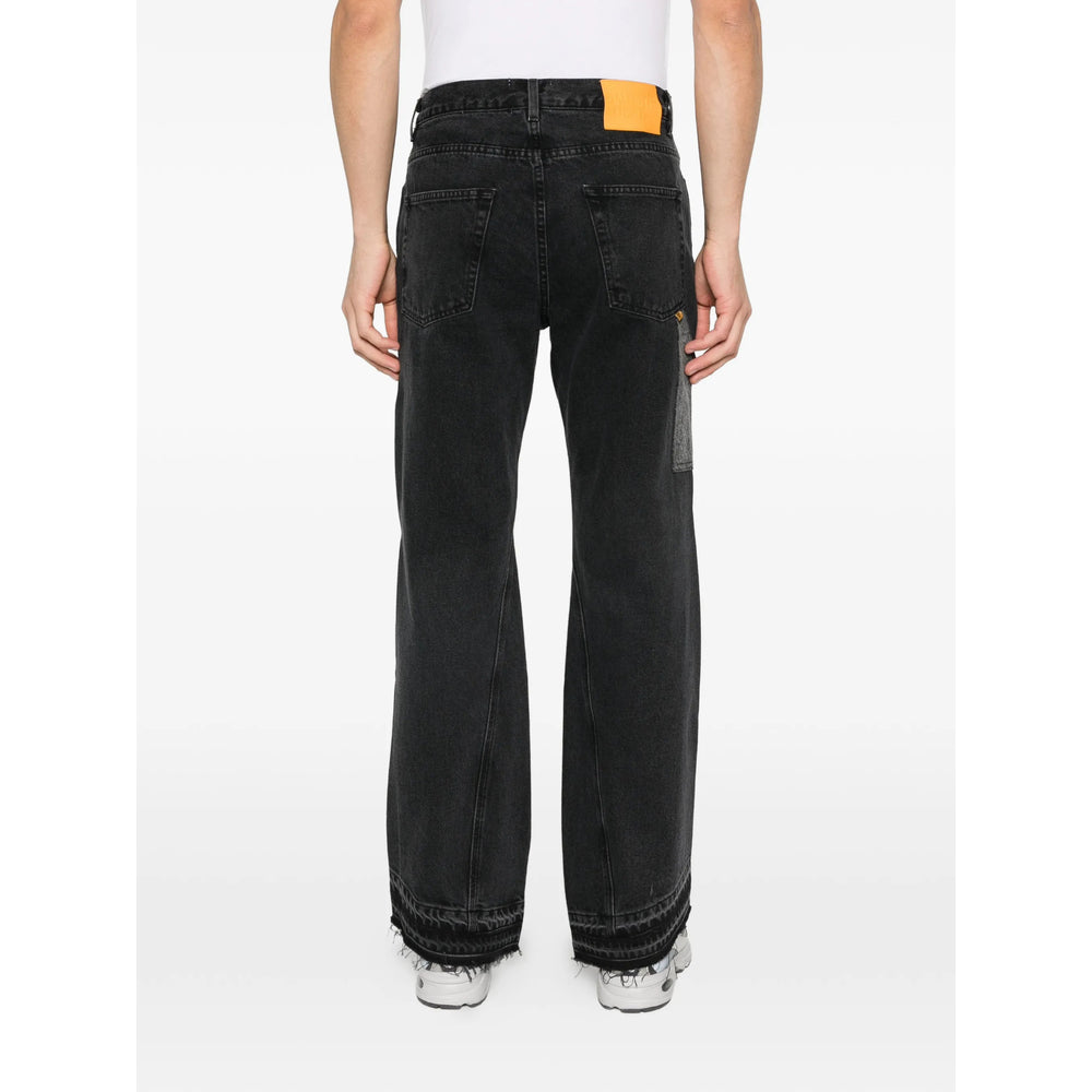 Gallery Dept. Black Denim - Wide-Leg Jeans Men GALLERY DEPT.