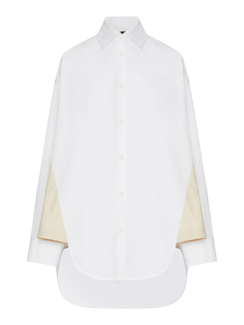 Loewe X Paula`S Ibiza Women Asymmetric Cotton Poplin Shirt LOEWE