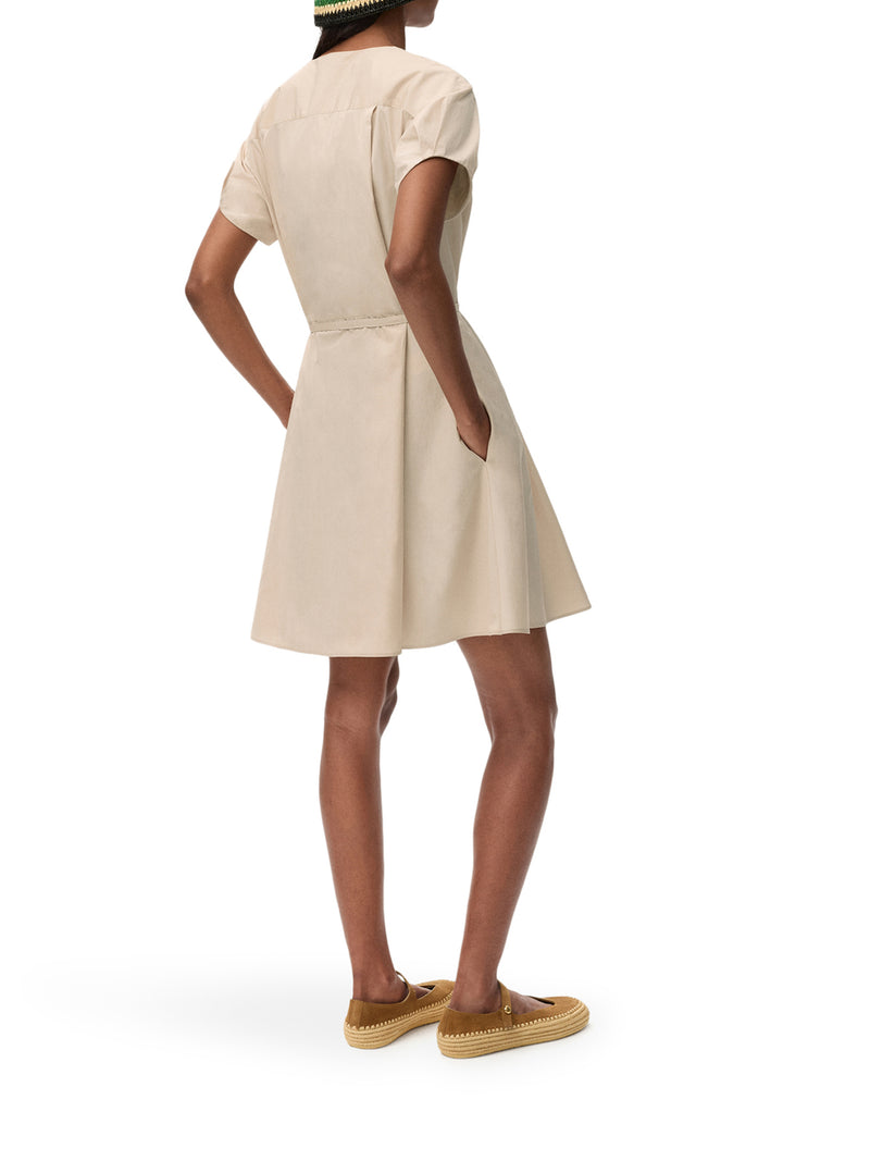 Loewe X Paula`S Ibiza Women Cotton Poplin Chemisier With Anagram Embroidery LOEWE
