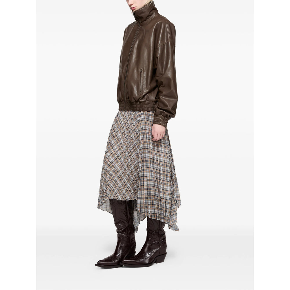 Acne Studios Brown Jackets - Leather Jackets Women ACNE STUDIOS