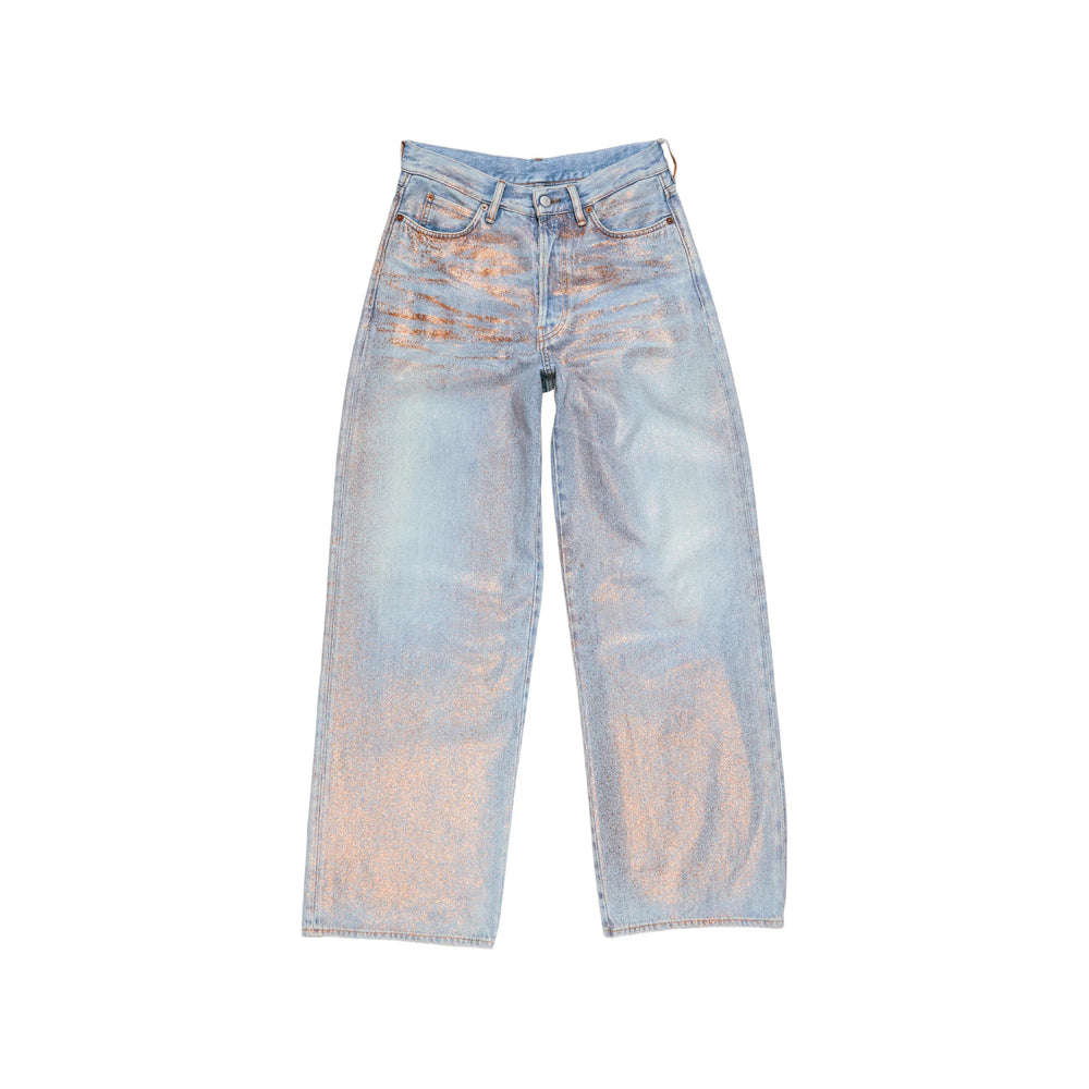 Acne Studios Blue Denim - Wide-Leg Jeans Men ACNE STUDIOS