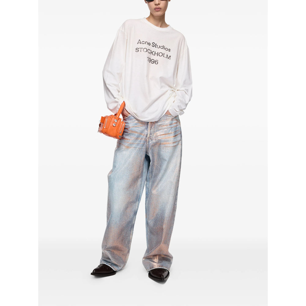 Acne Studios Blue Denim - Wide-Leg Jeans Men ACNE STUDIOS