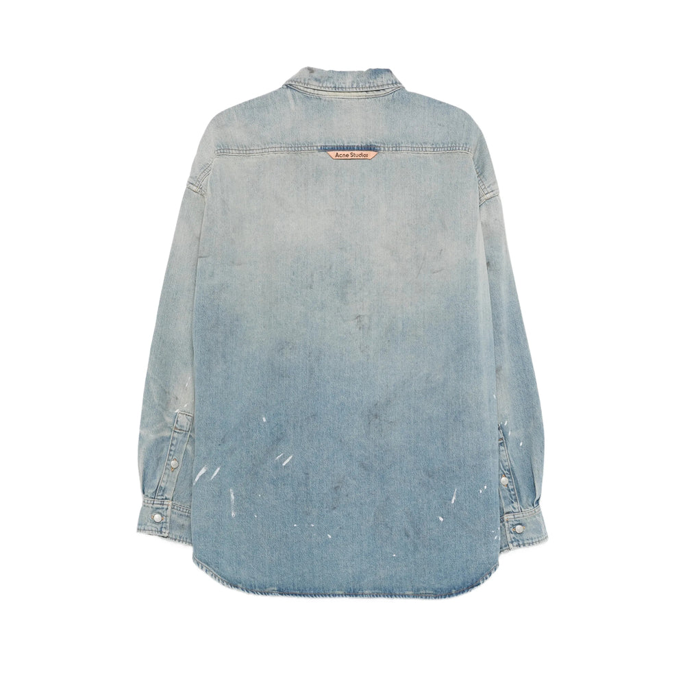 Acne Studios Blue Shirts Men ACNE STUDIOS