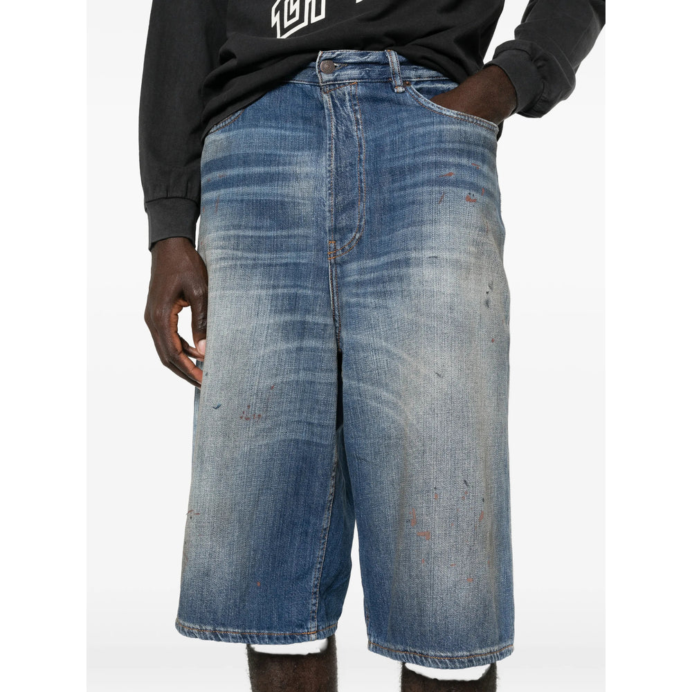 Acne Studios Blue Shorts - Denim Shorts Men ACNE STUDIOS