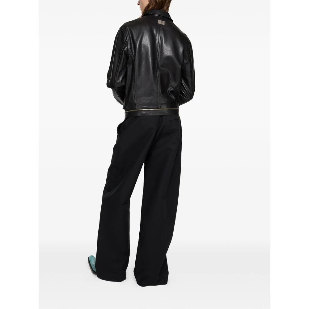 Acne Studios Black Jackets - Leather Jackets Men ACNE STUDIOS