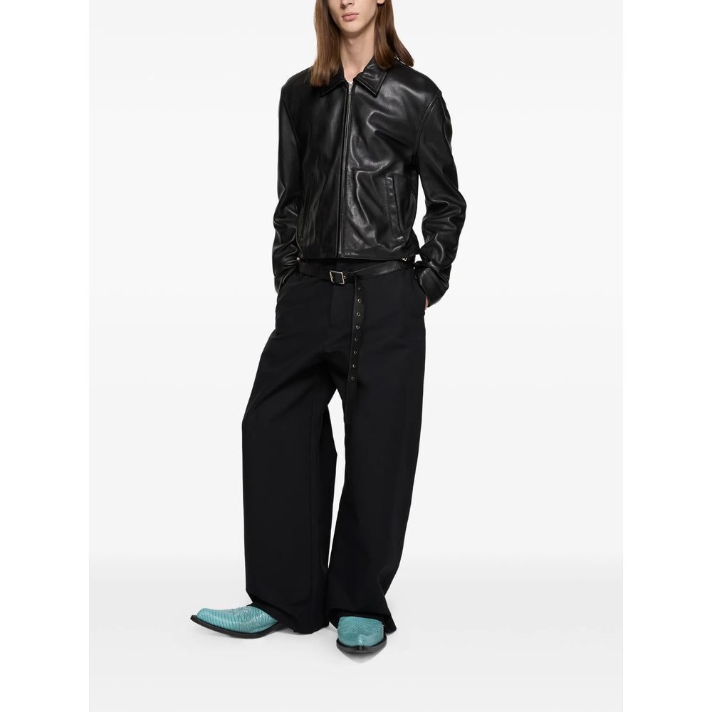 Acne Studios Black Jackets - Leather Jackets Men ACNE STUDIOS