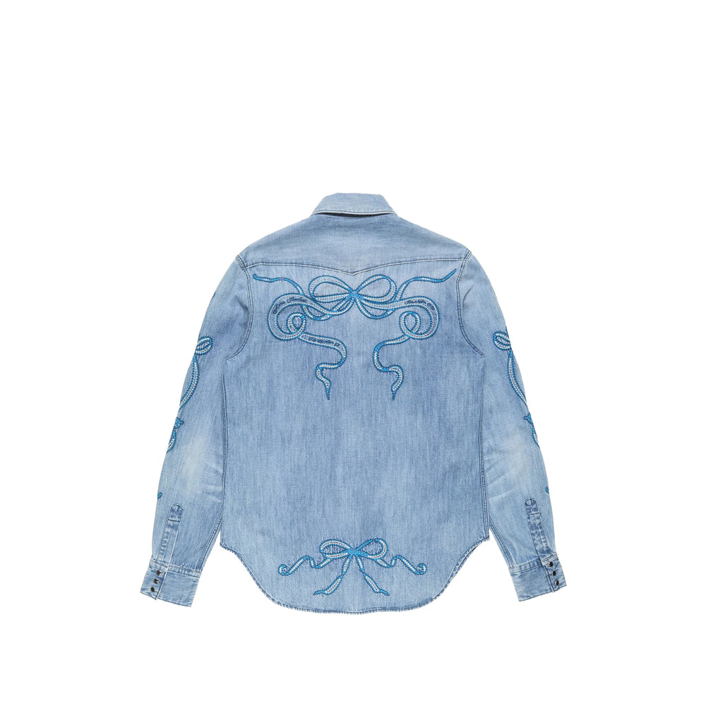 Acne Studios Blue Shirts Men ACNE STUDIOS