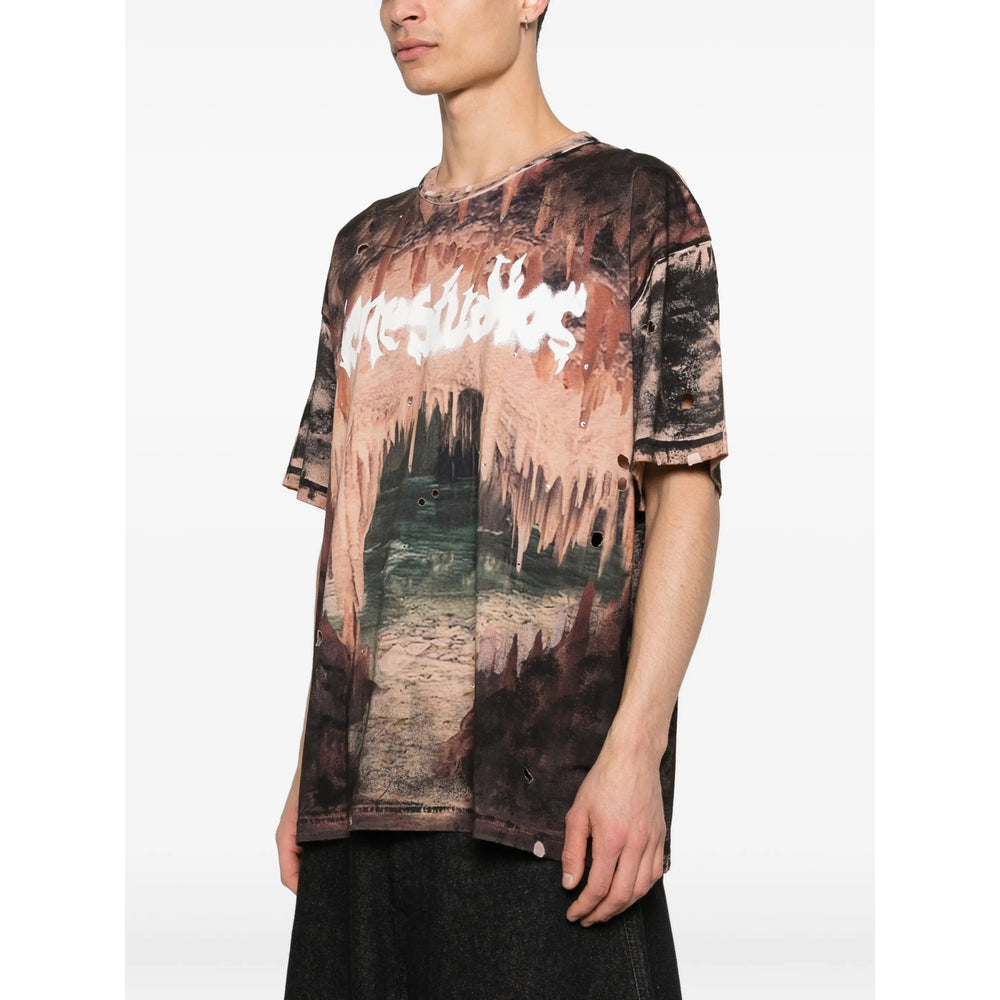 Acne Studios Neutrals T-Shirts & Vests - T-Shirts Men ACNE STUDIOS