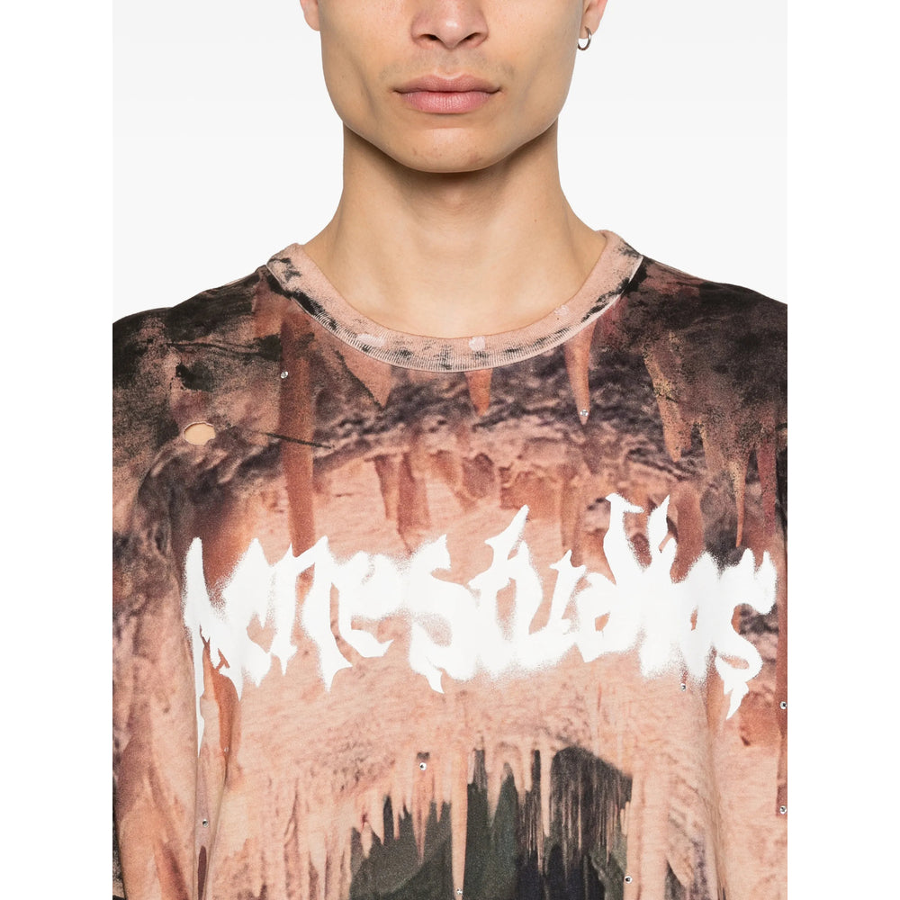 Acne Studios Neutrals T-Shirts & Vests - T-Shirts Men ACNE STUDIOS