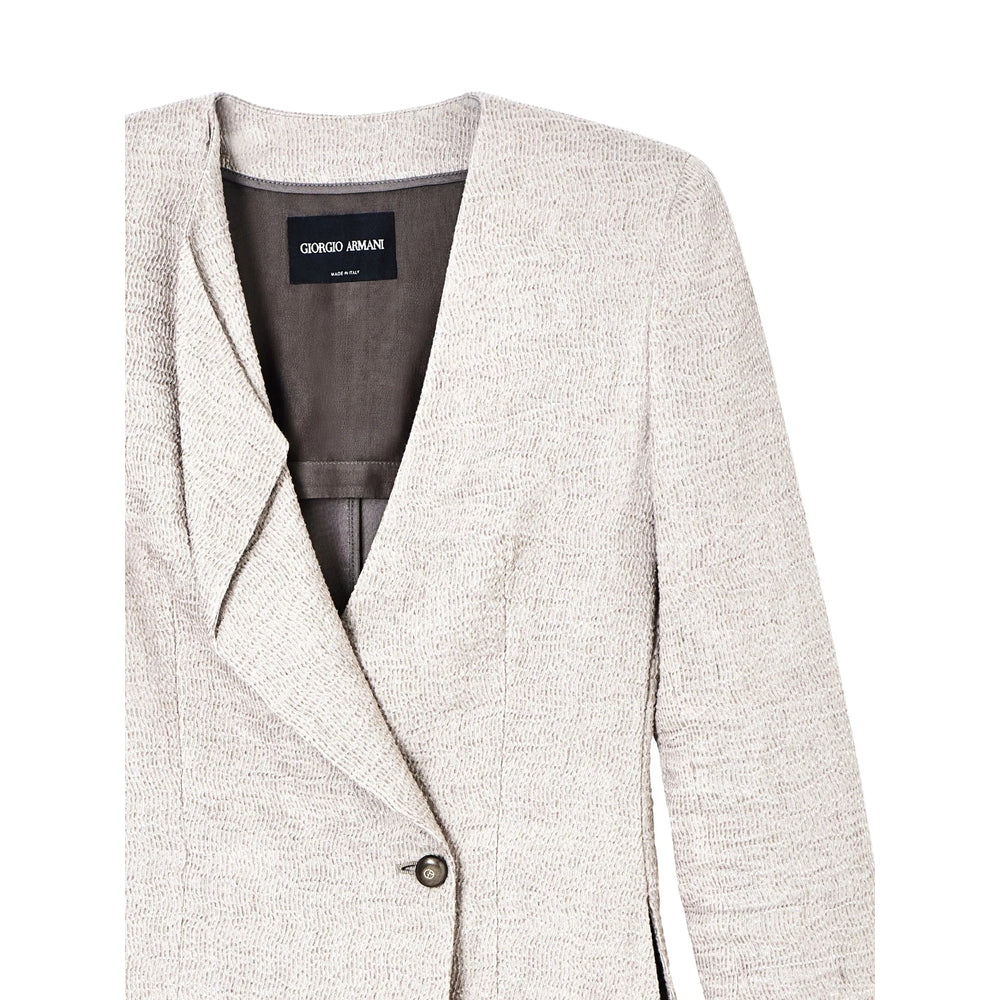 Giorgio Armani Neutrals Jackets - Fitted Jackets Women GIORGIO ARMANI