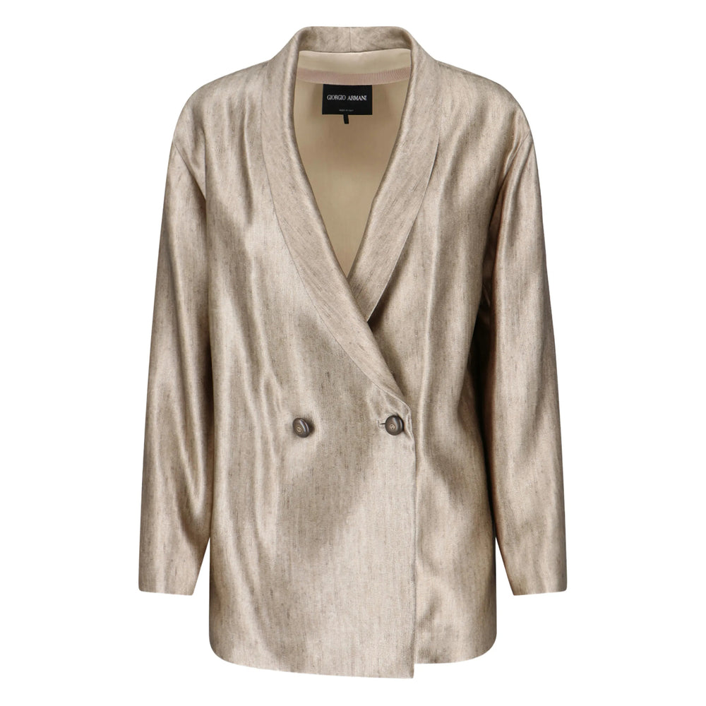 Giorgio Armani Neutrals Jackets - Blazers Women GIORGIO ARMANI