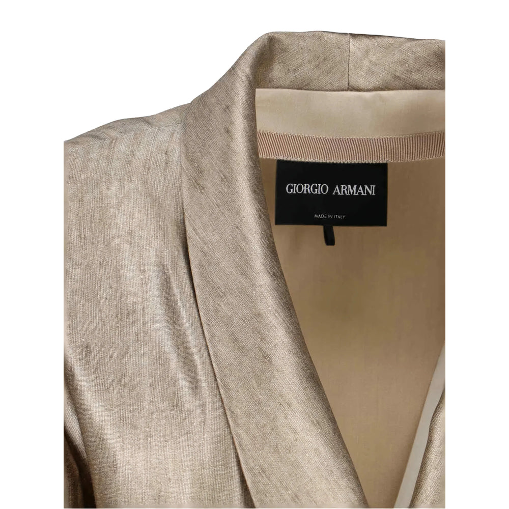 Giorgio Armani Neutrals Jackets - Blazers Women GIORGIO ARMANI