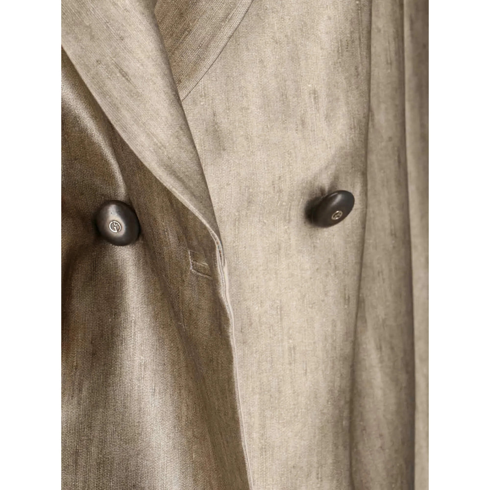 Giorgio Armani Neutrals Jackets - Blazers Women GIORGIO ARMANI
