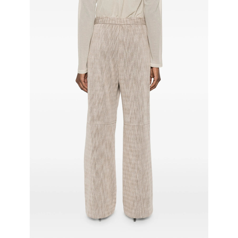 Giorgio Armani Neutrals Trousers - High-Waisted Trousers Women GIORGIO ARMANI