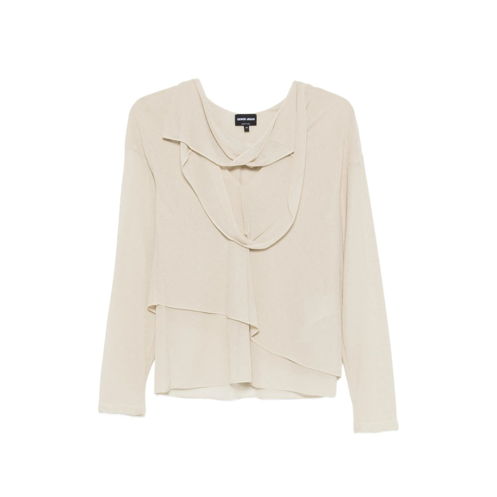 Giorgio Armani Neutrals Tops - Blouses Women GIORGIO ARMANI