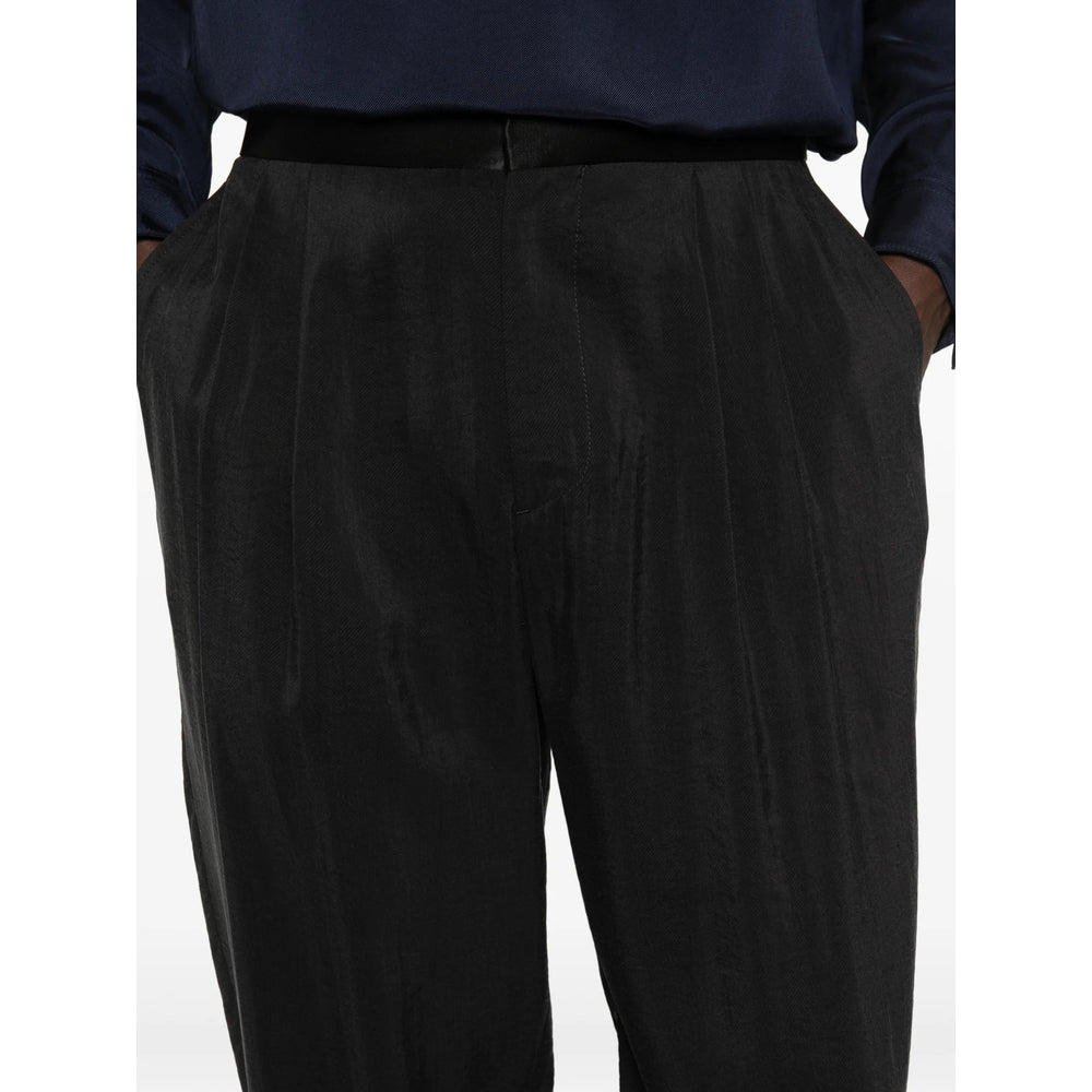 Giorgio Armani Black Trousers - Tailored Trousers Men GIORGIO ARMANI
