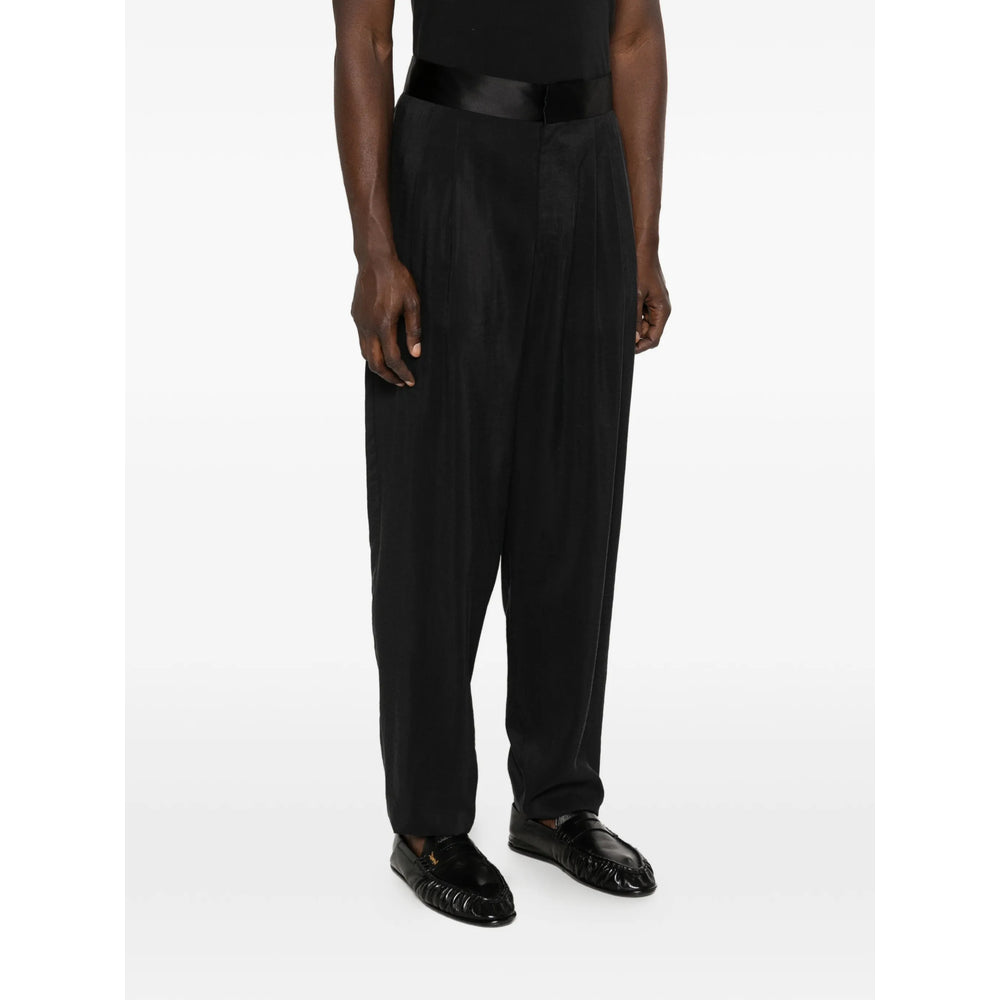 Giorgio Armani Black Trousers - Tailored Trousers Men GIORGIO ARMANI