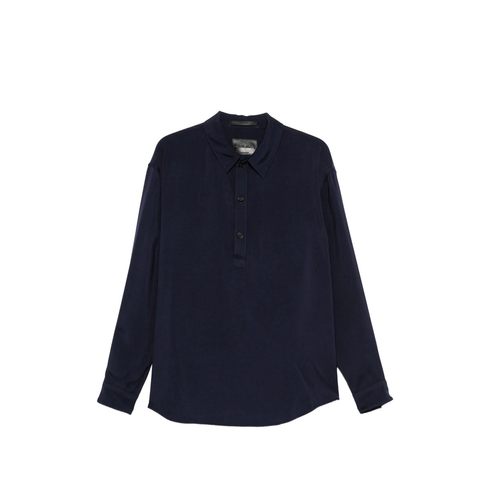 Giorgio Armani Blue Polo Shirts Men GIORGIO ARMANI