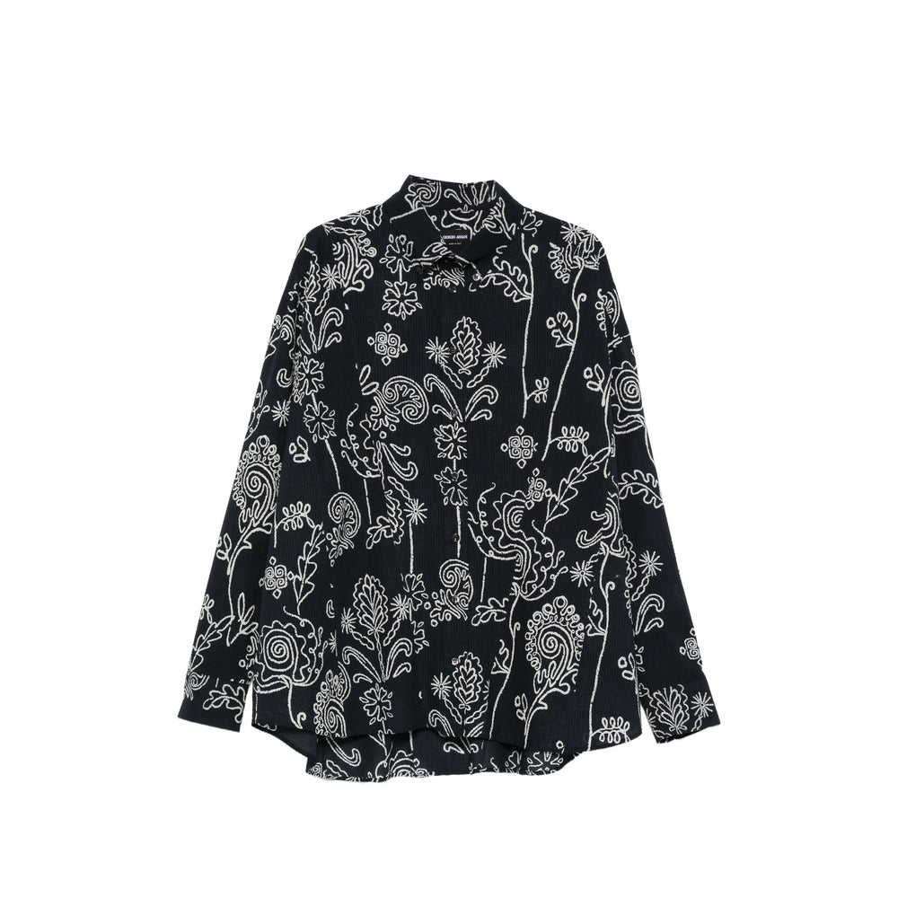 Giorgio Armani Black Shirts Men GIORGIO ARMANI