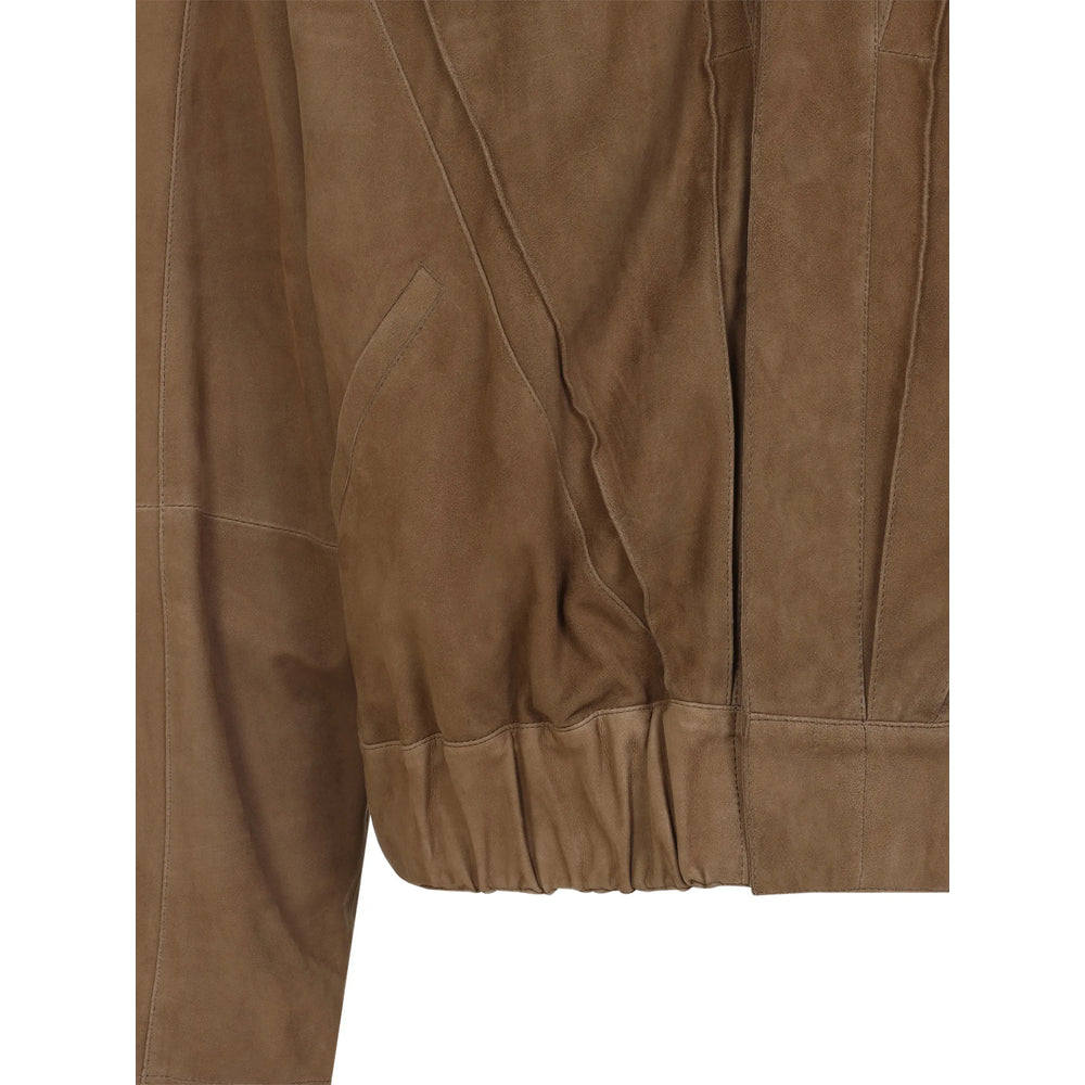 Giorgio Armani Brown Jackets - Leather Jackets Men GIORGIO ARMANI