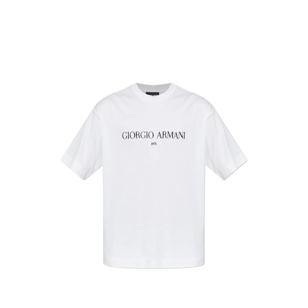 Giorgio Armani White T-Shirts & Vests - T-Shirts Men GIORGIO ARMANI