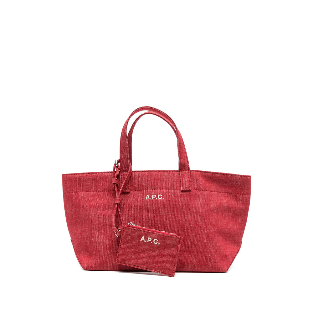 A.P.C. Red Tote Bags Women A.P.C.