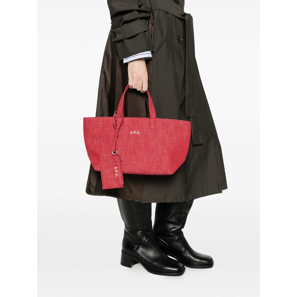 A.P.C. Red Tote Bags Women A.P.C.