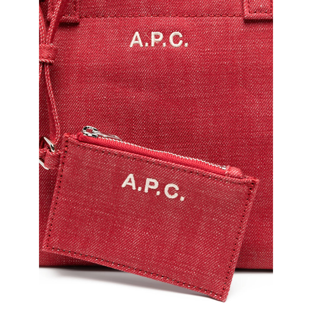 A.P.C. Red Tote Bags Women A.P.C.