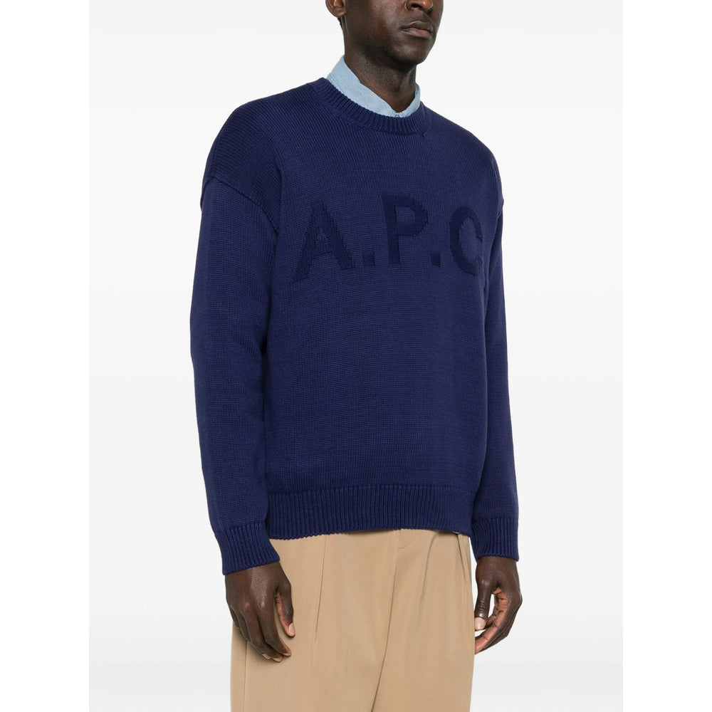 A.P.C. Blue Sweaters & Knitwear - Jumpers Men A.P.C.