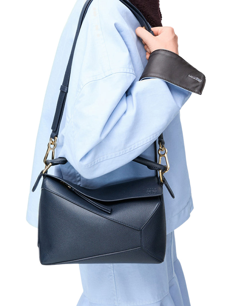 Loewe Women Small Puzzle Edge Bag In Grained Calfskin LOEWE