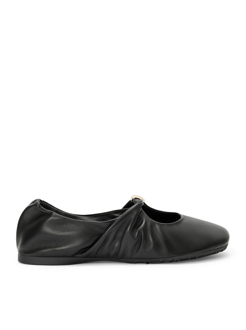 Loewe Women Pebble Ballerinas In Lambskin Nappa LOEWE