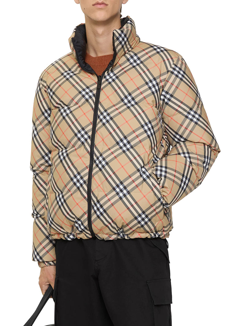 Burberry Men Snowdon Check Reversible Down Jacket BURBERRY