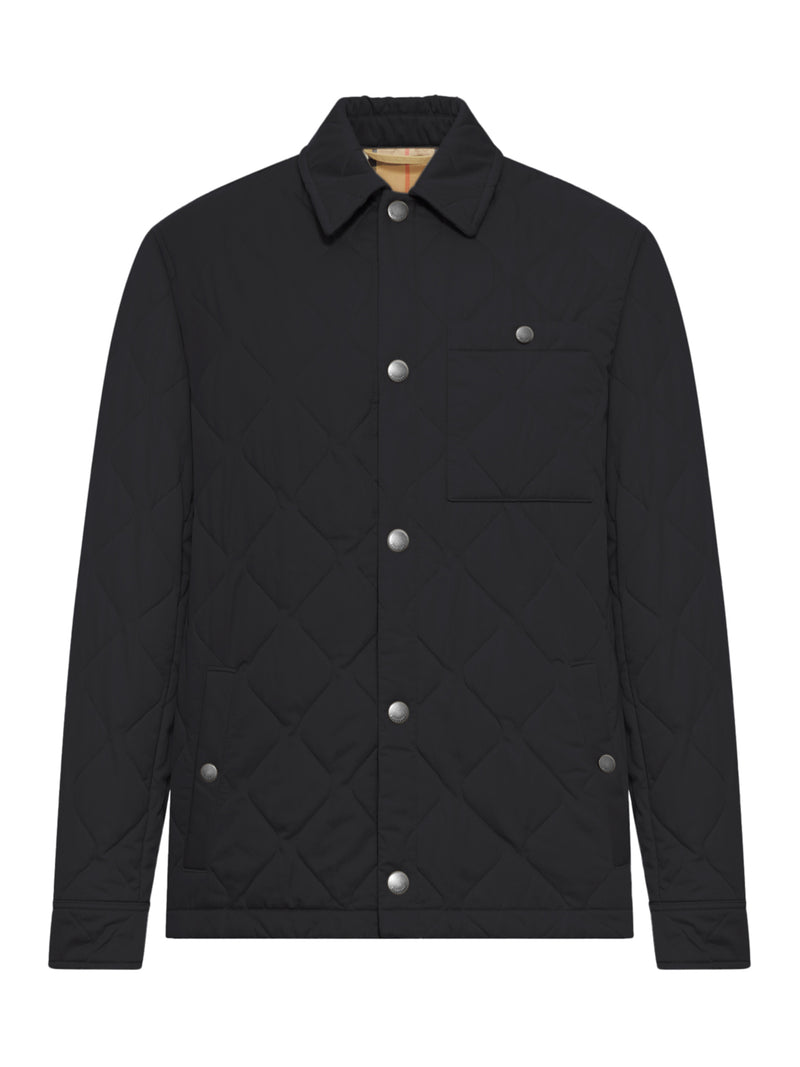 Burberry Men Reversible Quilted Nylon Overshirt BURBERRY