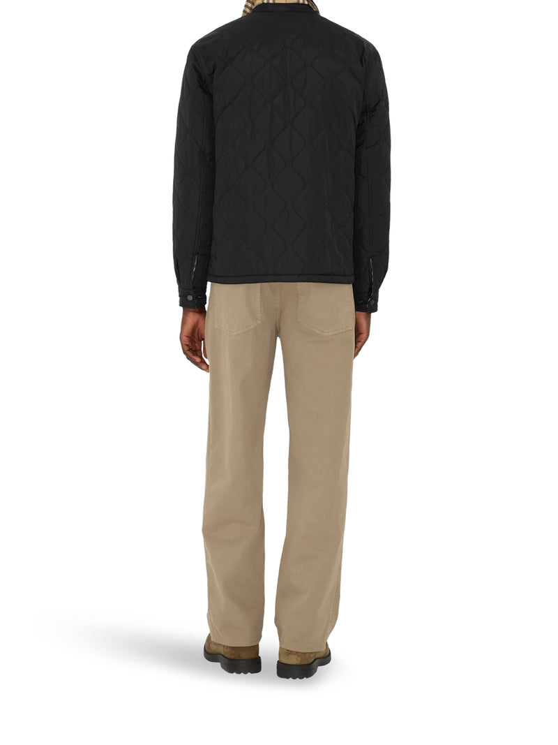 Burberry Men Reversible Quilted Nylon Overshirt BURBERRY