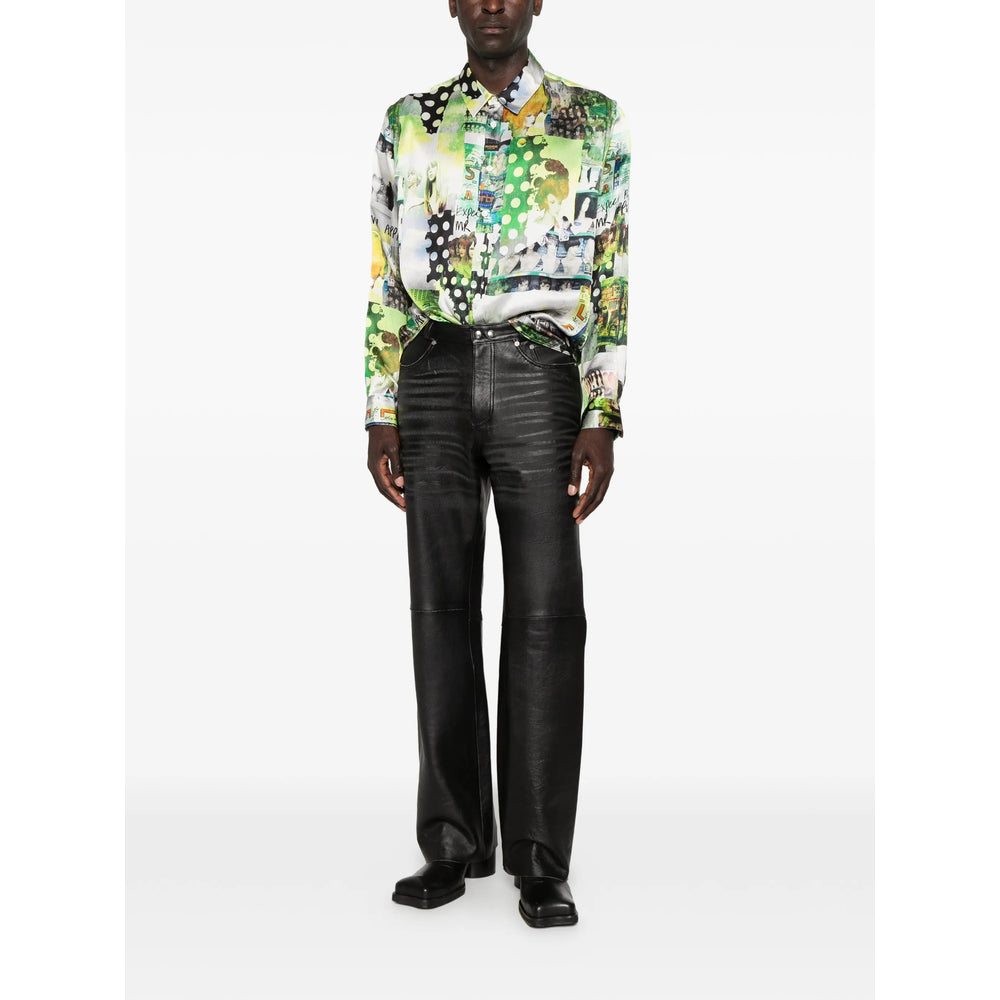 Martine Rose Green Shirts Men MARTINE ROSE