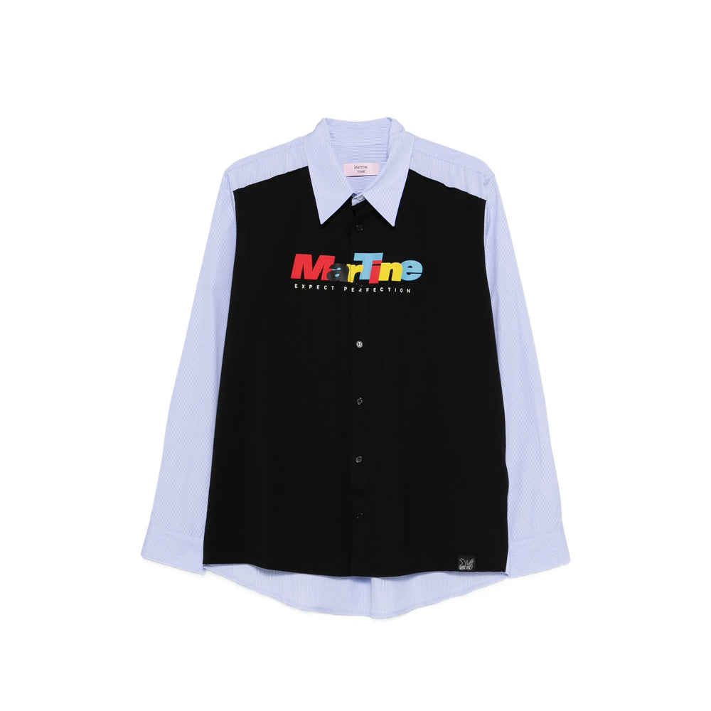 Martine Rose Blue Shirts Men MARTINE ROSE