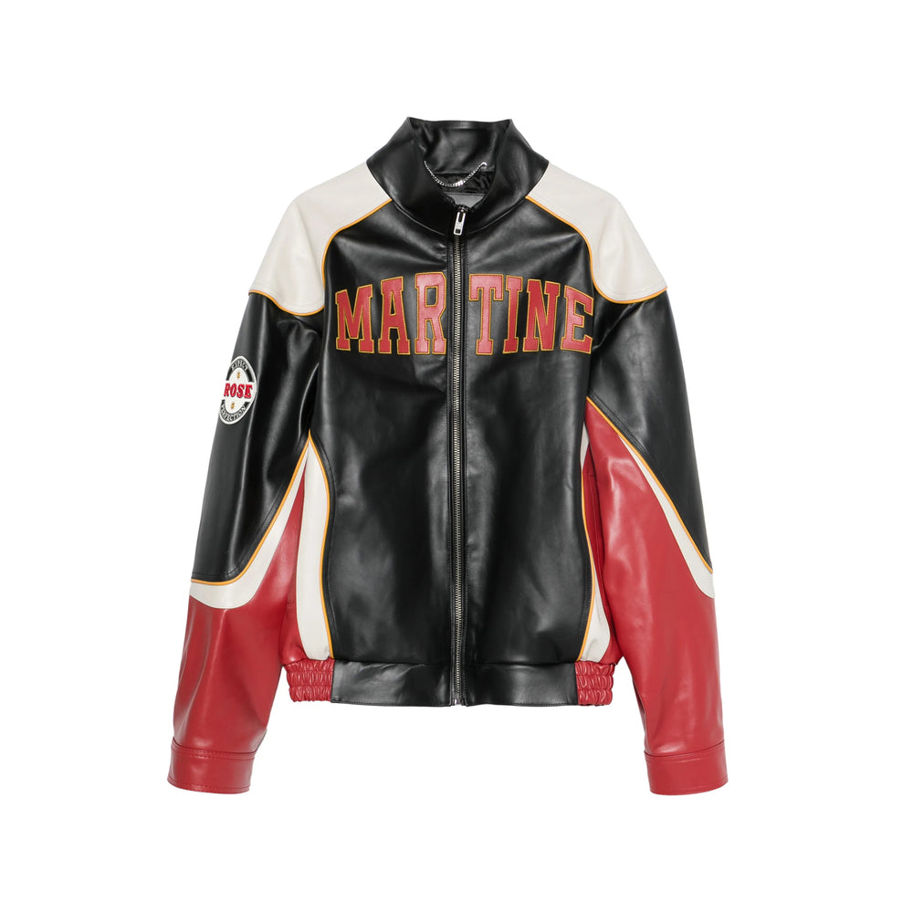 Martine Rose Black Jackets - Leather Jackets Men MARTINE ROSE