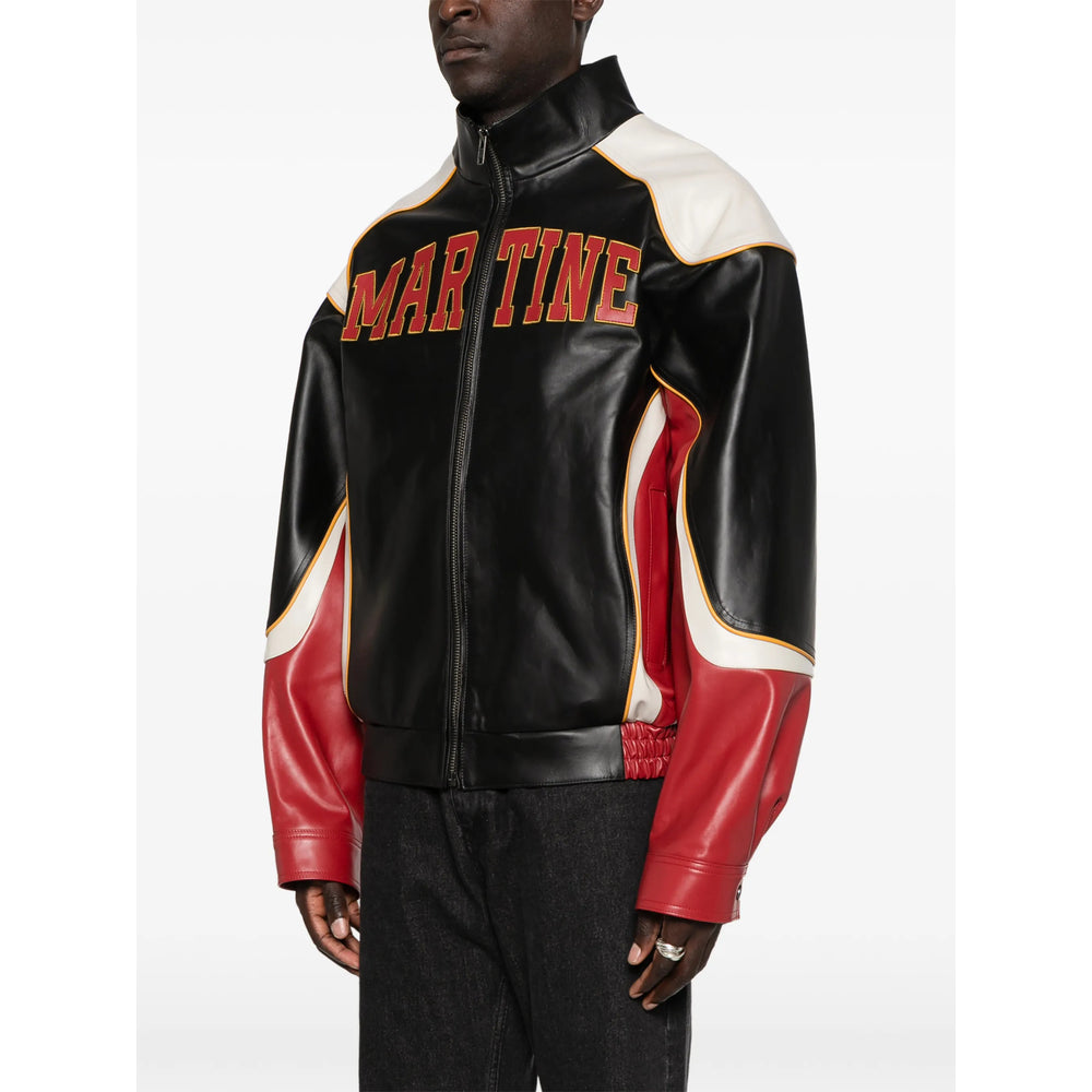 Martine Rose Black Jackets - Leather Jackets Men MARTINE ROSE