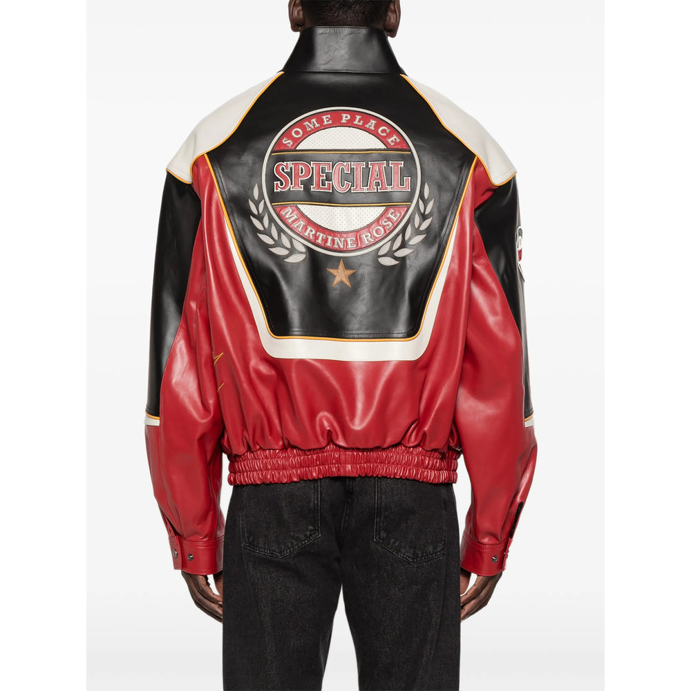Martine Rose Black Jackets - Leather Jackets Men MARTINE ROSE